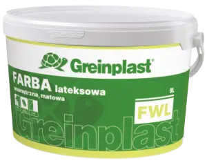 Internal, matte latex paint GREINPLAST FWL