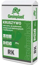 Natual aggregate for creating decorative and utility compositions  GREINPLAST RK