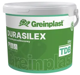 Polyhydrosilicone dashed textured plaster Durasilex GREINPLAST TDB