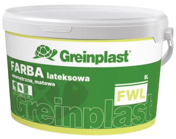 Internal, matte latex paint GREINPLAST FWL