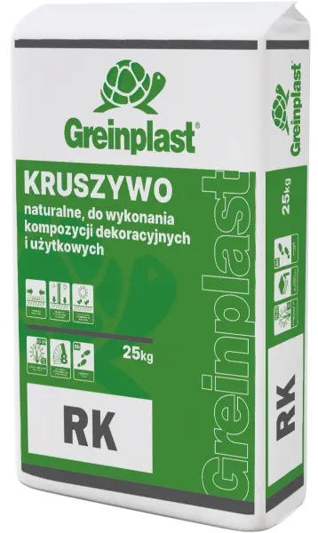 Natual aggregate for creating decorative and utility compositions  GREINPLAST RK