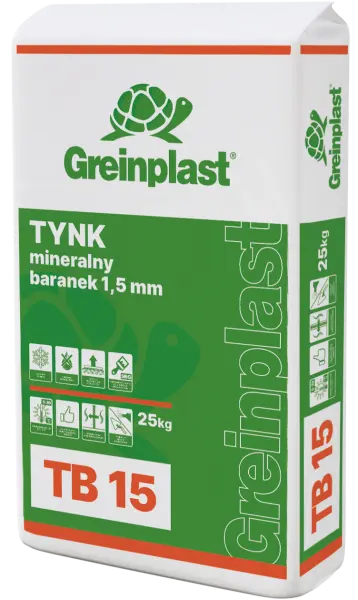 Mineral dashed plaster GREINPLAST TB