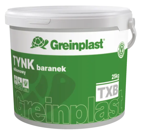 Silicone dashed plaster with SIC aggregate GREINPLAST TXB - SIC