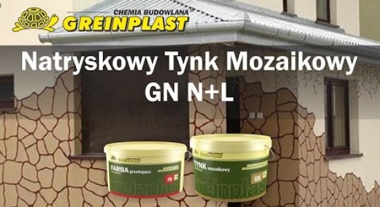 Greinplast GN N+L mosaic plaster application