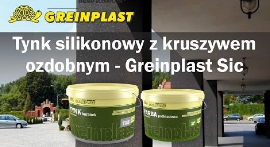 Greinplast Sic - silicone plaster with decorative aggregate